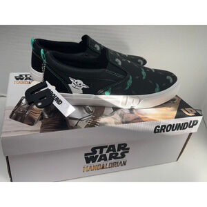 New Disney Star Wars Grogu Slip-On Sneakers – Ground Up – Men’s Size 8